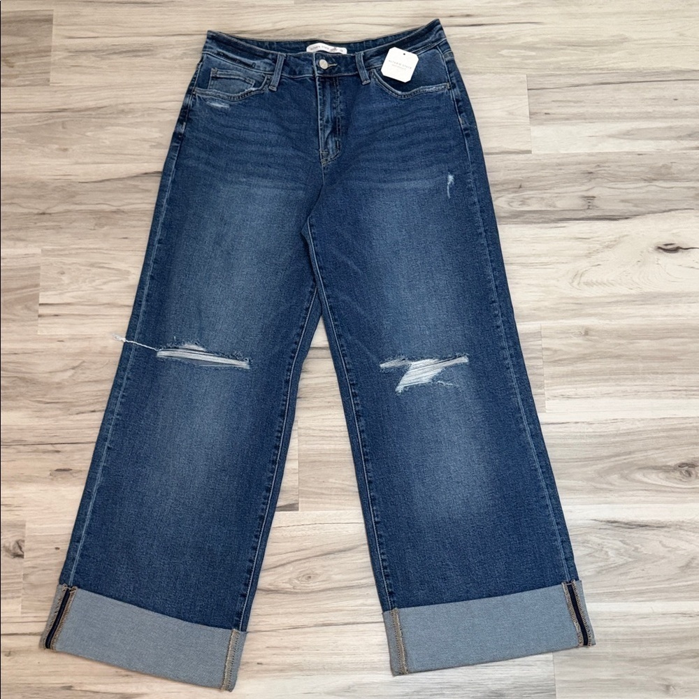 NWT ALTAR’d State Women's Blue Wide-Leg Jeans size 31